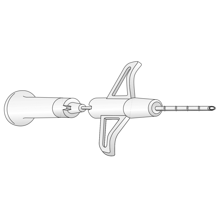 Myelo-Gal: Disposable Pediatric Mallarme' needle